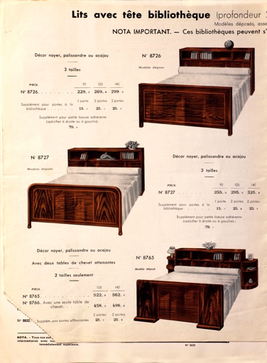 French Bed Catalog page 18