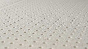 A closeup of latex foam showing the holes